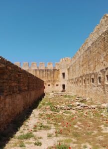 Part of the enclosure of the castle at FrangoKastello