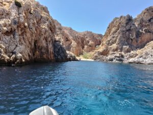 Approaching the Glass Beach