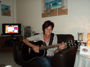 Lisa Playing Guitar