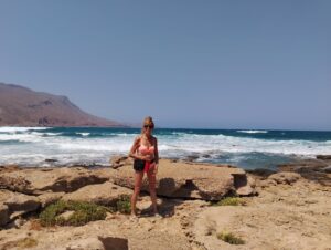 On our walk exploring the coastline at Kissamos