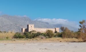 The majestic castle at Frangokastello
