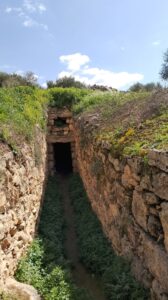 Entrance to a tomb which we explored
