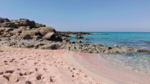 The far end of the main beach at Falassarna