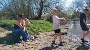 Beautiful day at the ri verside